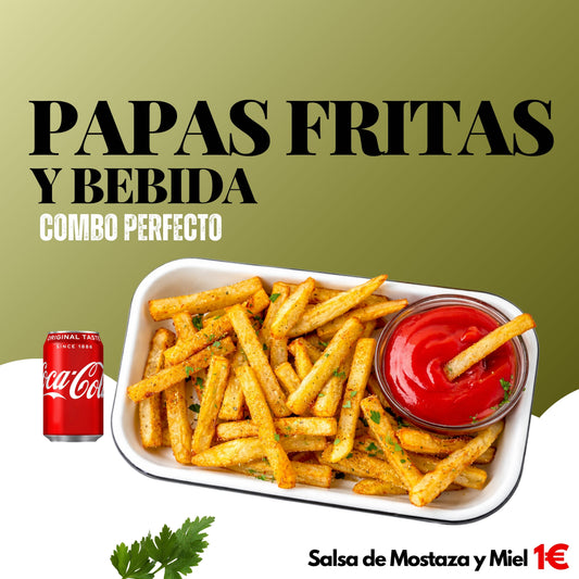 Papas Fritas y Bebida – Combo Perfecto