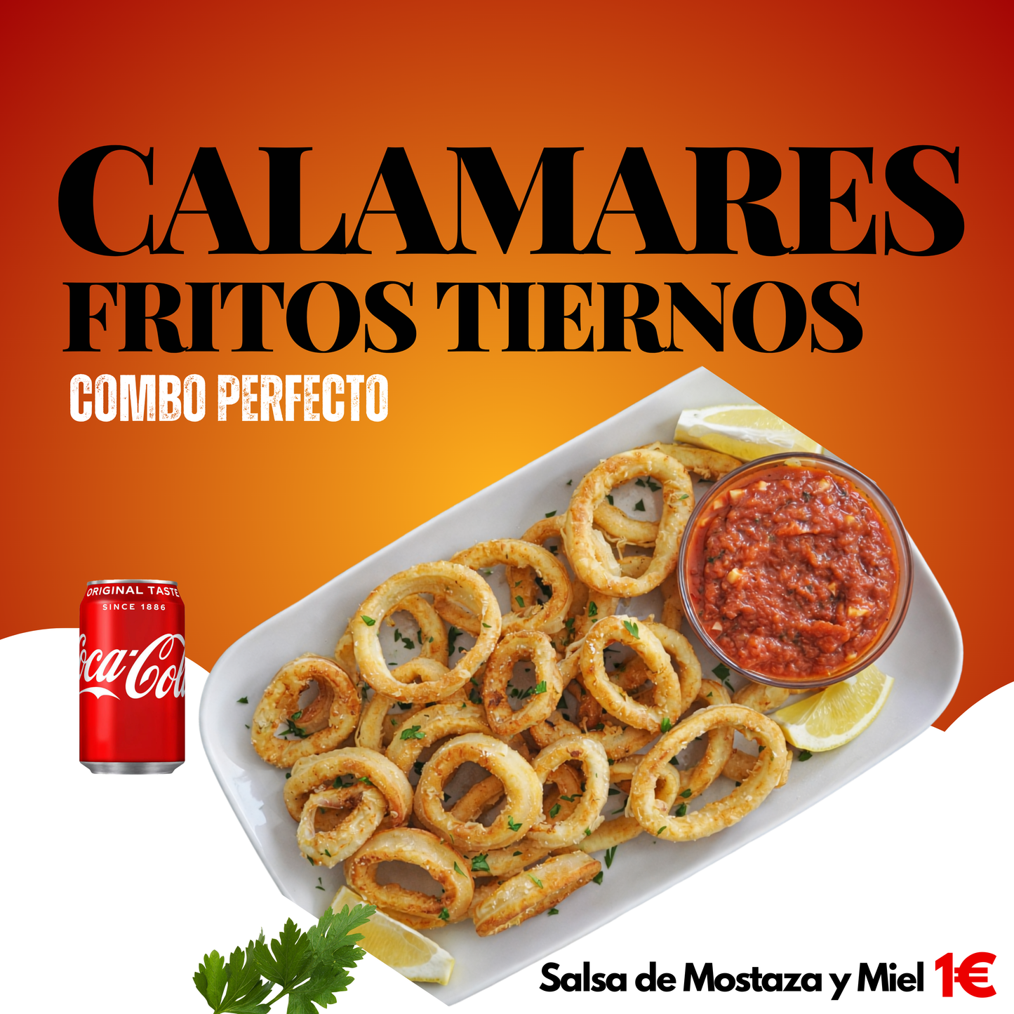 Calamares Fritos Tiernos – Combo Perfecto
